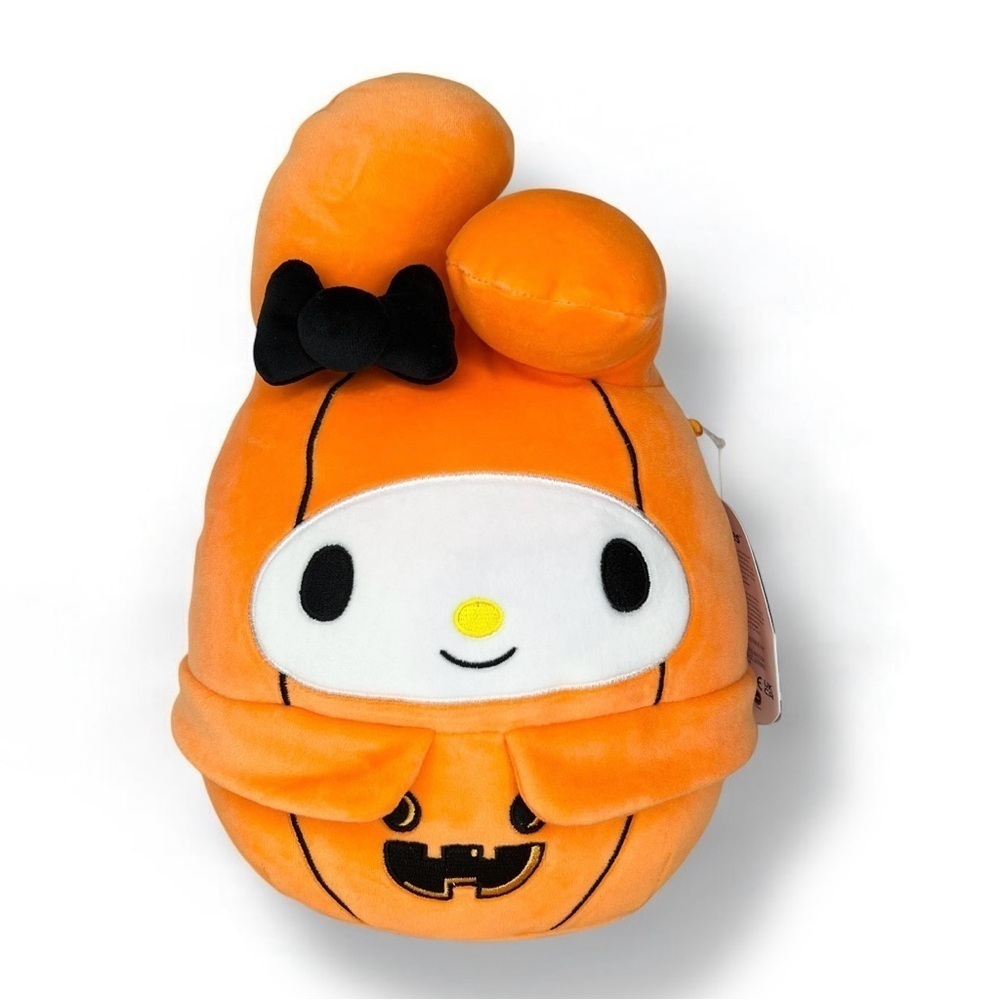 Squishmallows Sanrio My Melody Pumpkin Halloween 8” Plush NWT Kellytoy